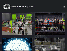 Tablet Screenshot of grizzlycage.com